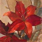 Crimson Fleurish II by Lanie Loreth